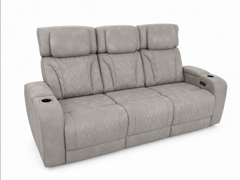 Power Reclining Sofa with Integrated Audio