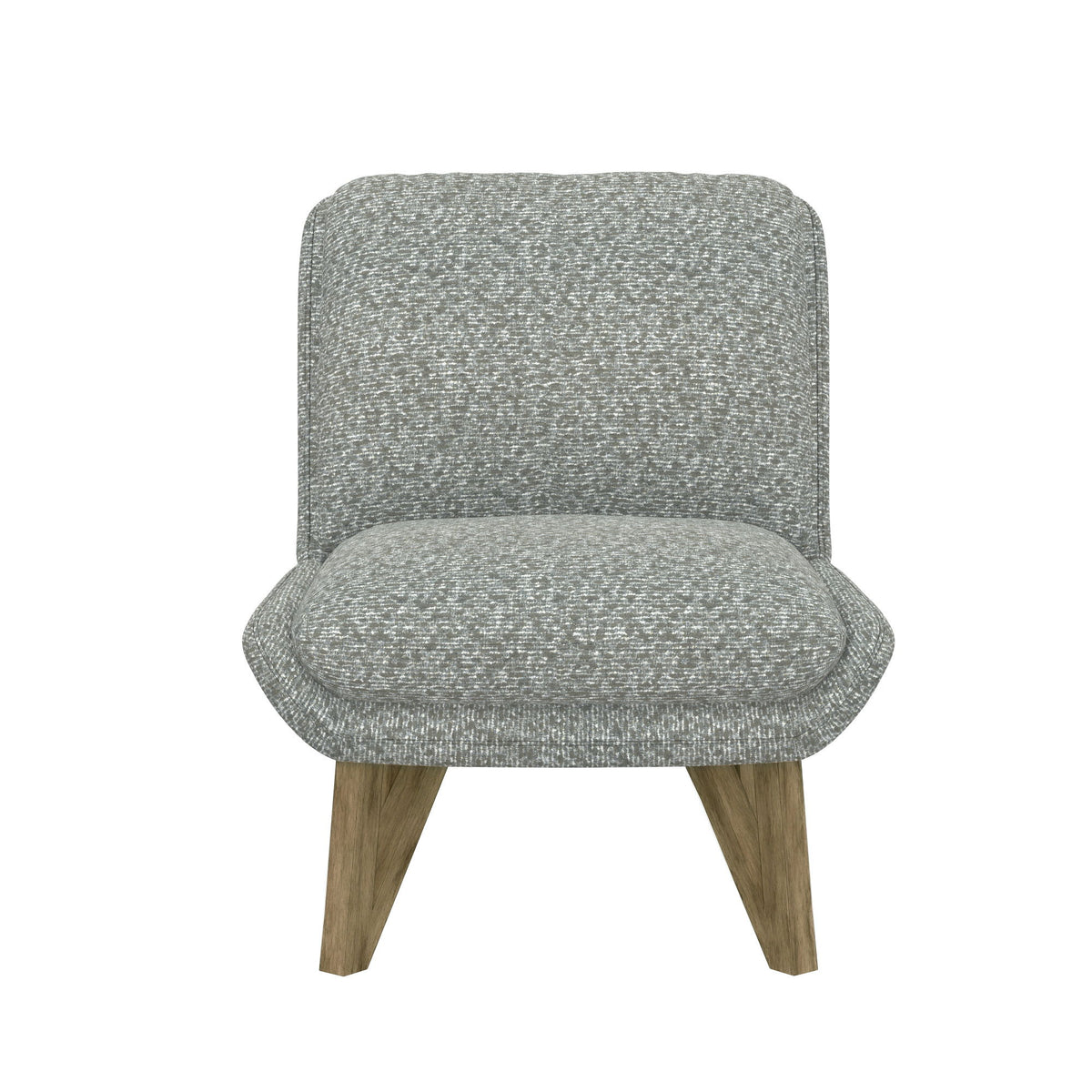 Emerson - Armless Accent Chair - Pewter
