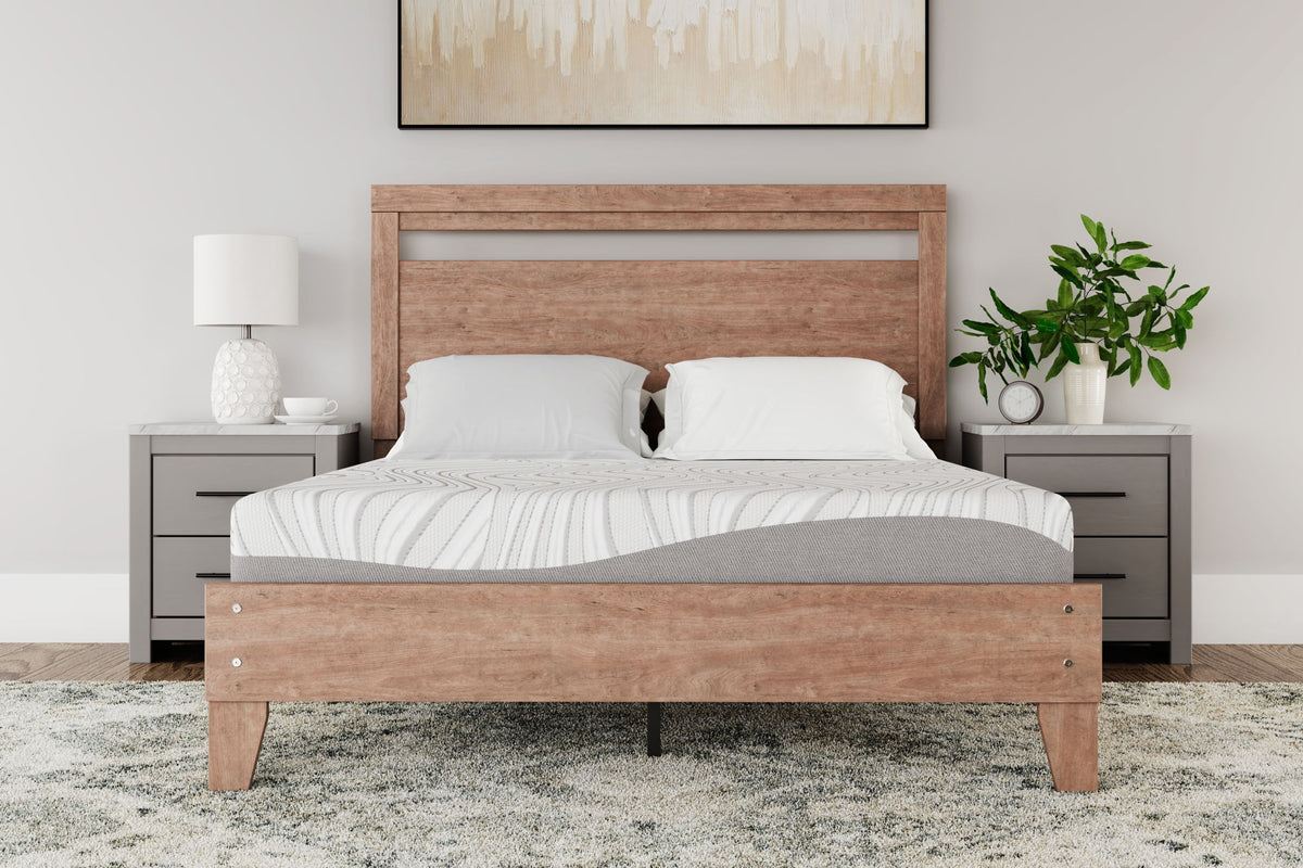 8 Inch Memory Foam - Queen Mattress - White