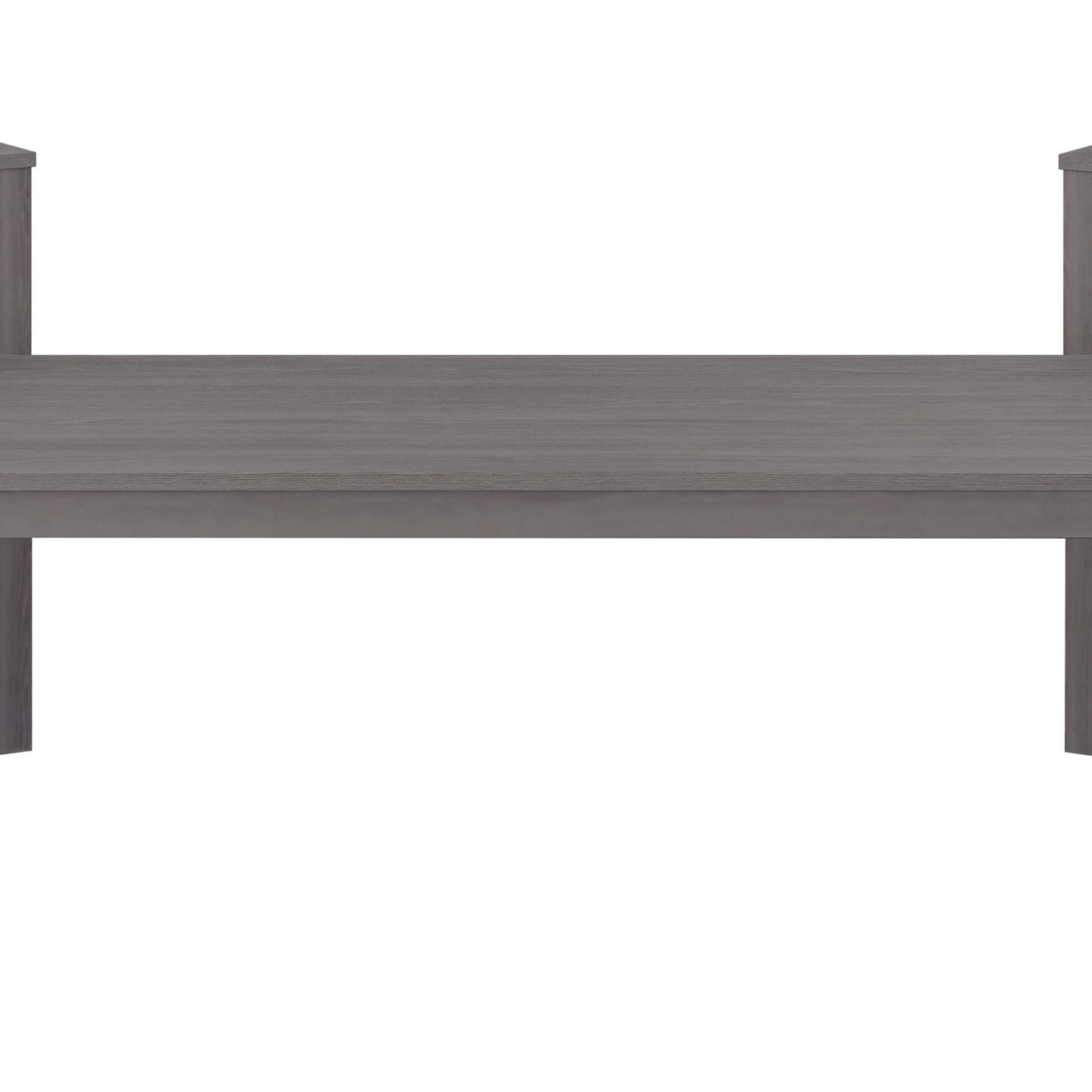 Rappa - 47" Coffee Table And 2 End Tables With Durable Melamine - Warm Gray
