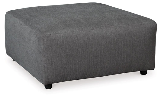 Jayceon - Oversized Accent Ottoman - Steel