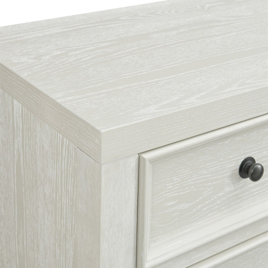 Woodinville - 8-Drawer Dresser With Dovetail Joinery, Felt And Cedar-Lined Drawers - Gypsum Whitewash