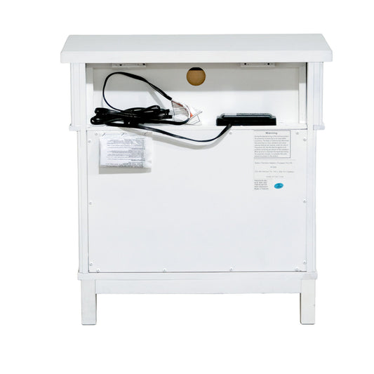 Stoney Creek - 3 Drawer Nightstand - White