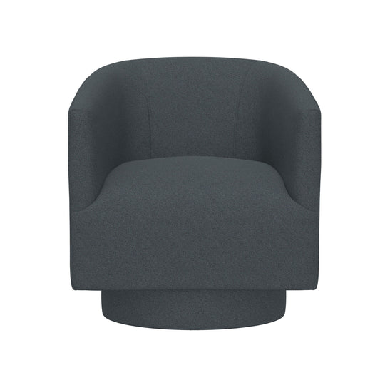 Brylee - Swivel Accent Chair - Midnight Blue