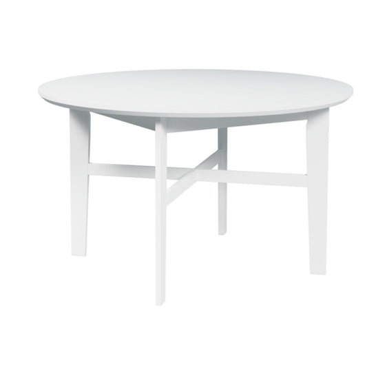 Midland - 32" Coffee Table With Solid Wood Legs - White