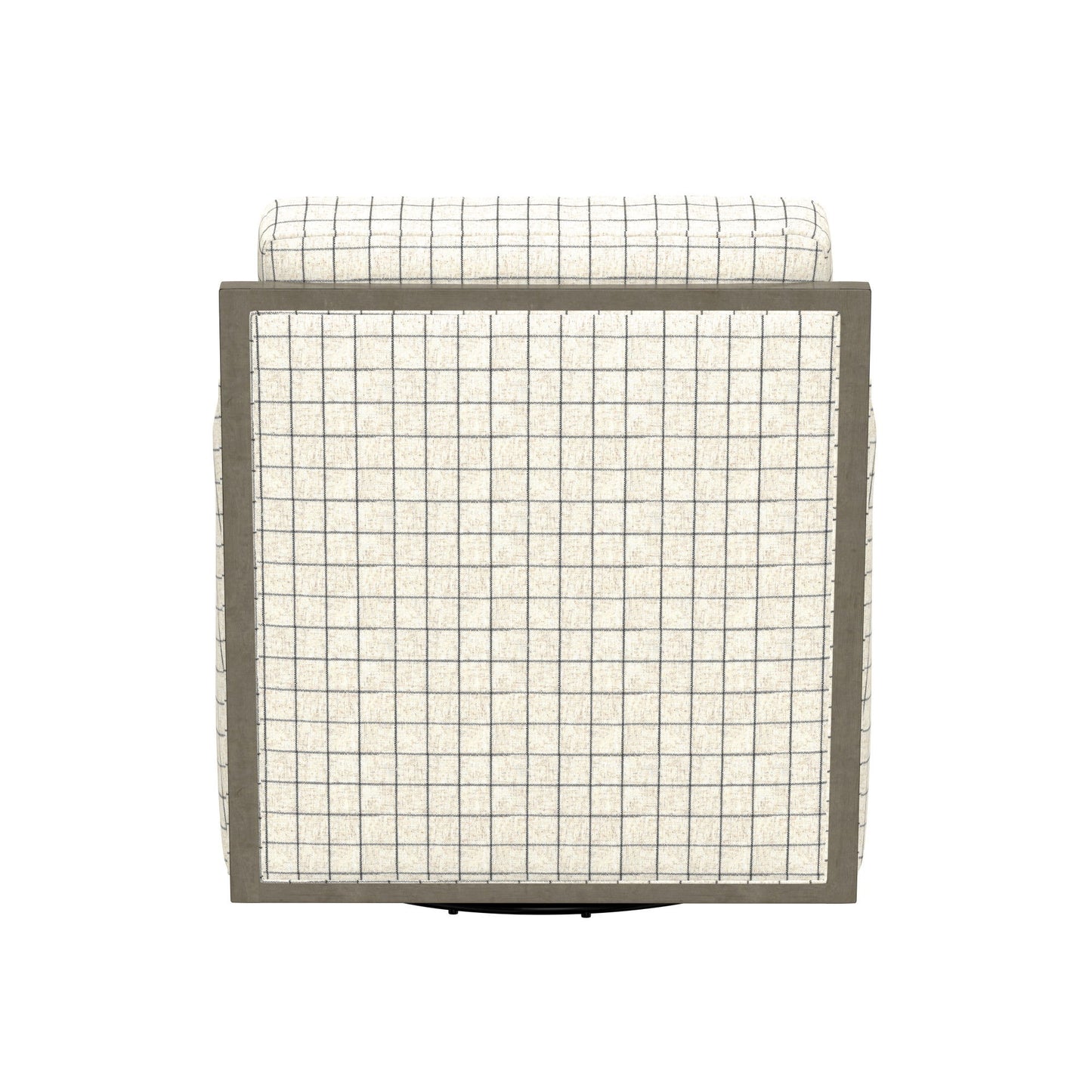 Cecily - Swivel Chair - Charcoal Windowpane