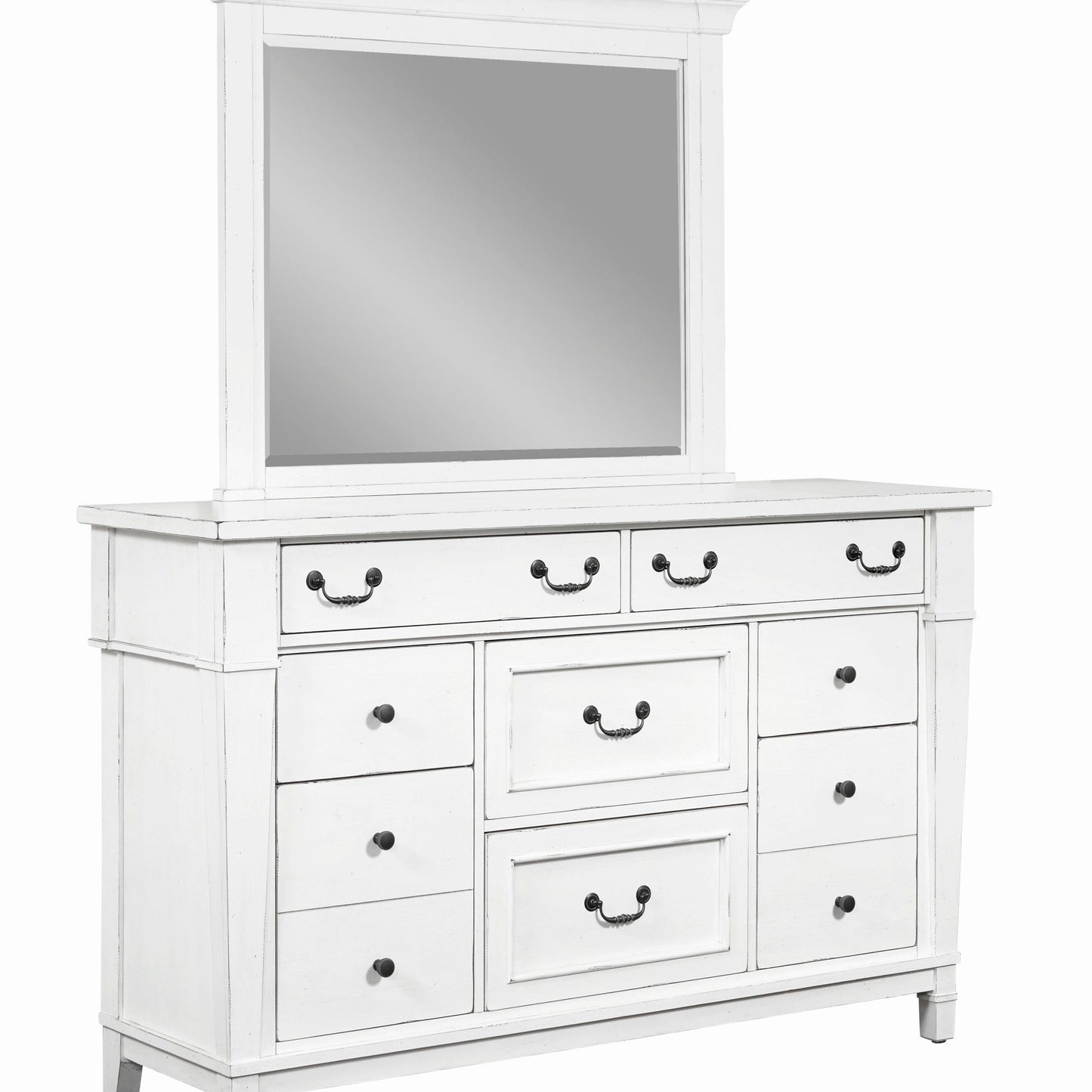 Stoney Creek - Mirror - Weathered White