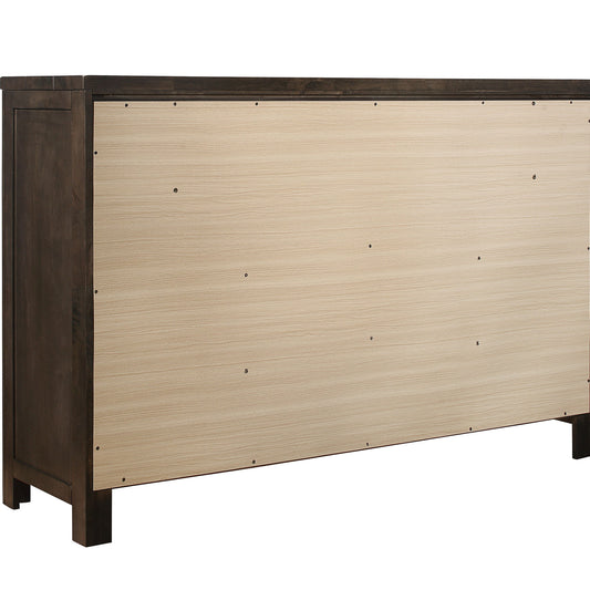 Ashton Hills - 9-Drawer Dresser With Rustic Finish And Nine Drawers - Ash Brown