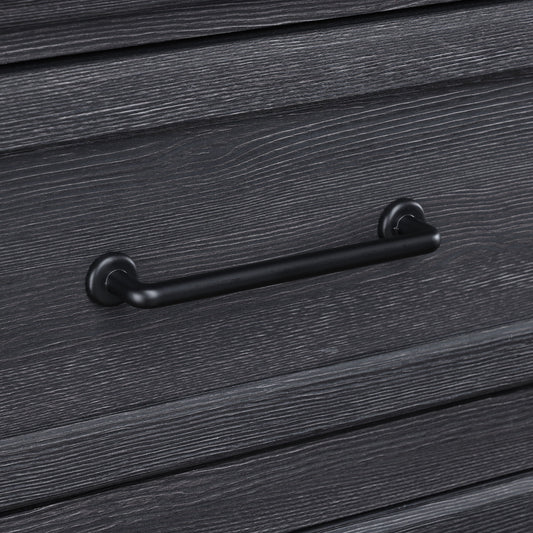 Colville - 2-Drawer Nightstand With USB Charging Port - Charcoal