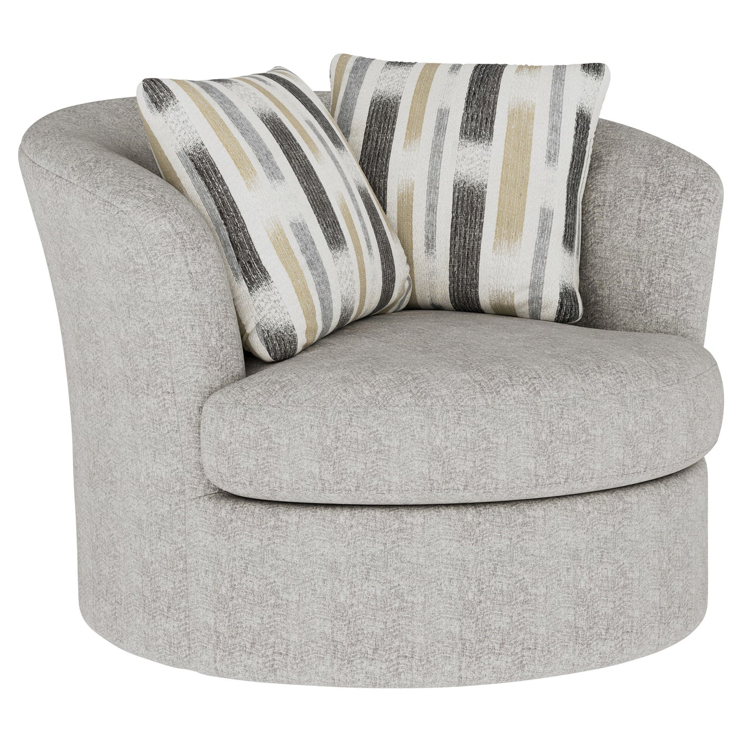 Myles - Swivel Chair - Overcast