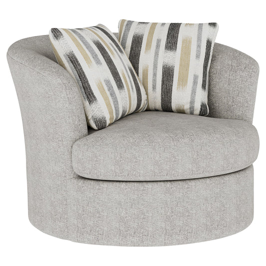 Myles - Swivel Chair - Overcast