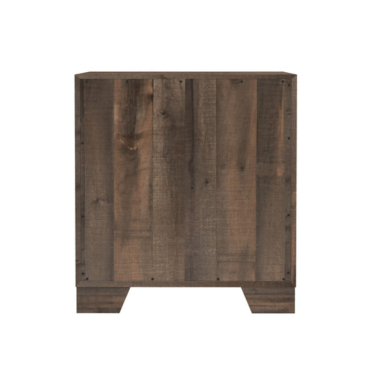 Peyton - 2-Drawer Nightstand - Brown Penny