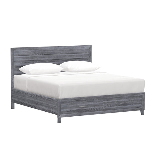 Rappa - Queen Storage Bed - Warm Gray
