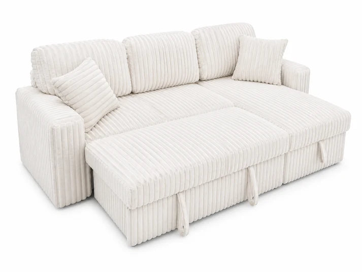 Oversized Corduroy Storage Sectional