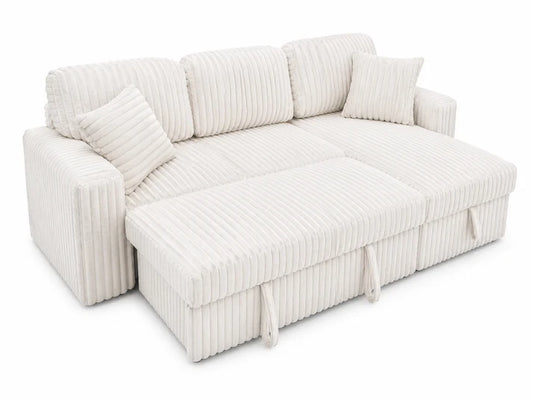 Oversized Corduroy Storage Sectional