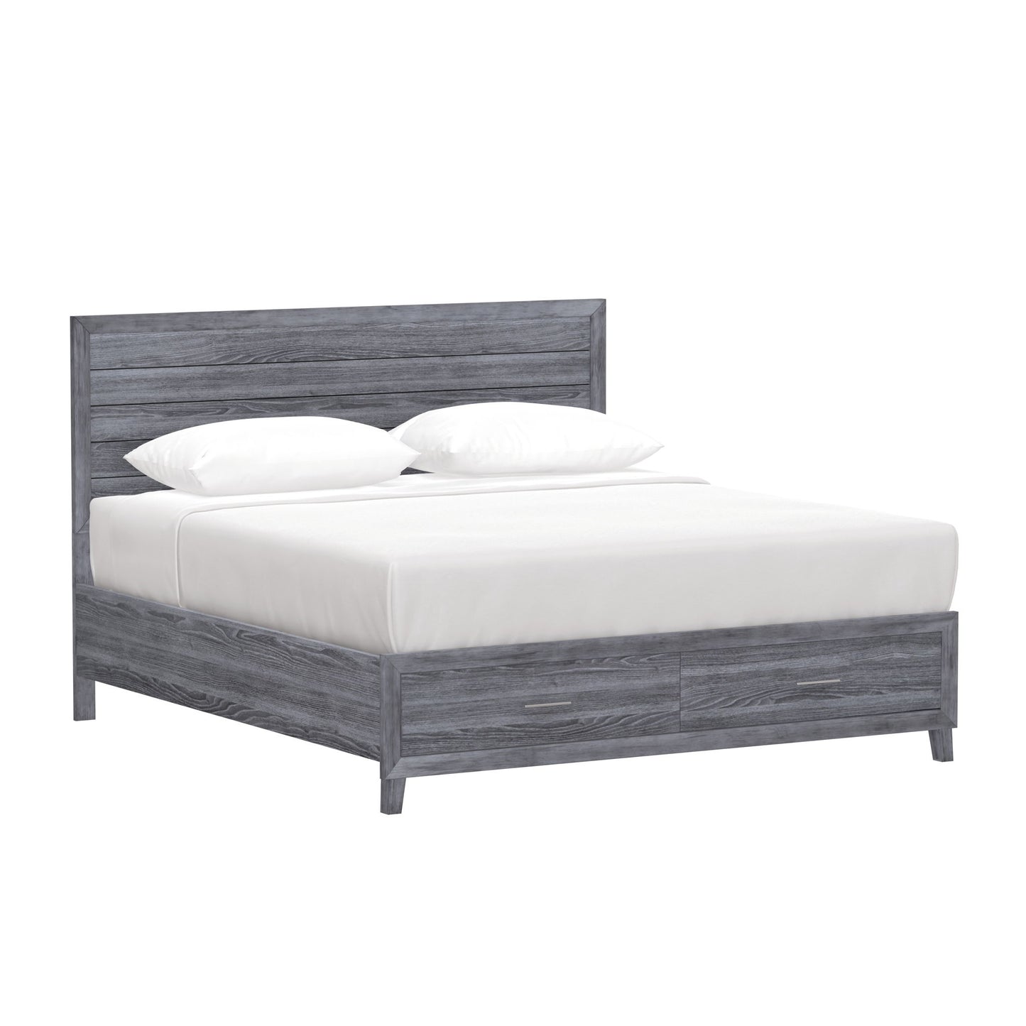 Rappa - Queen Storage Bed - Warm Gray
