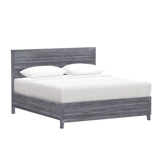 Rappa - Queen Storage Bed - Warm Gray