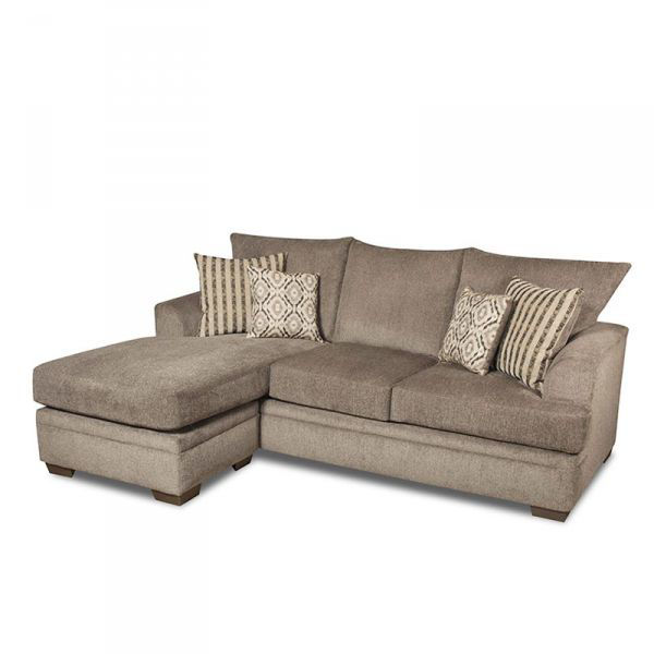 Cornell Pewter Sofa Chaise | Discount Direct Furniture