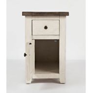 Picture of Madison County White Chairside Table