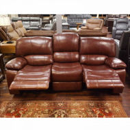 Picture of Cognac Leather Power Sofa