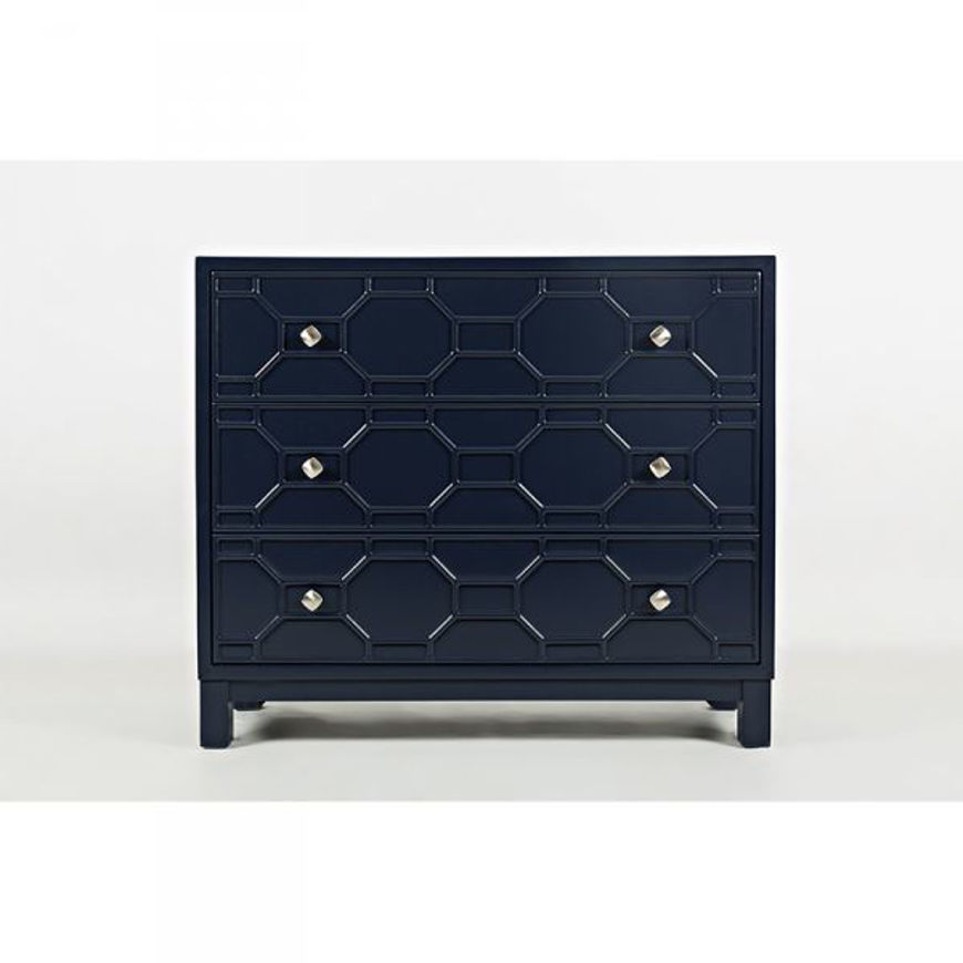 Picture of Navy Blue Accent Chest
