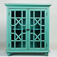 Picture of Turquoise Accent Cabinet