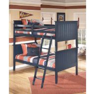 Picture of Leo Blue Twin Bunkbed