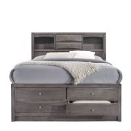 Picture of Emily Grey Full Storage  Platform Bed