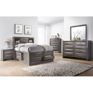 Picture of Emily Grey Twin Storage Bed