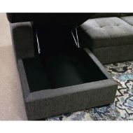 Picture of Posh Smoke 3 Pc LAF Sectional