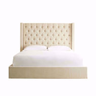 Picture of Norrister Beige King Storage Bed