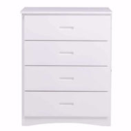 Picture of 4 Drawer Chest-White