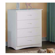 Picture of 4 Drawer Chest-White
