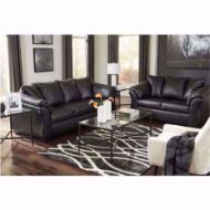 Picture of Betrillo Black Loveseat DISCONTINUED ASHLEY