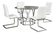 Picture of Madanere 5 Pc Dining Set White