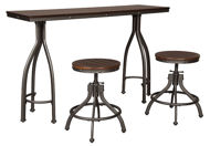 Picture of Odium 3 Pc Counter Dining Table Set