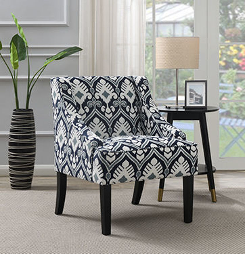 navy-print-accent-chair-discount-direct-furniture