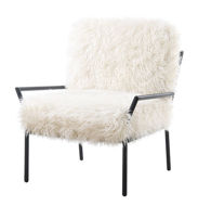Picture of Faux Fur Accent Chair