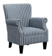 Picture of Blue Stripe Accent Chair