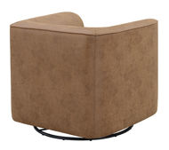 Picture of Brown Swivel Accent Chair