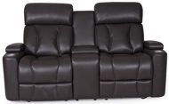 Picture of Reclining Power Loveseat Black