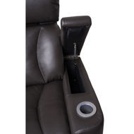 Picture of Reclining Sofa with Power in Black