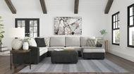 Picture of Bilgray Pewter Sectional RAF Chaise