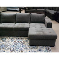 Picture of Posh Smoke 3 Pc RAF Sectional
