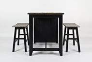 Picture of Madison County Vintage Black 3pc Counter High Set