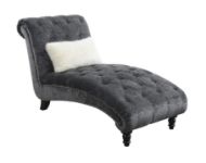Picture of Bliss Charcoal Armless Chaise