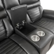 Picture of George Power Reclining Loveseat with Power Headrest 