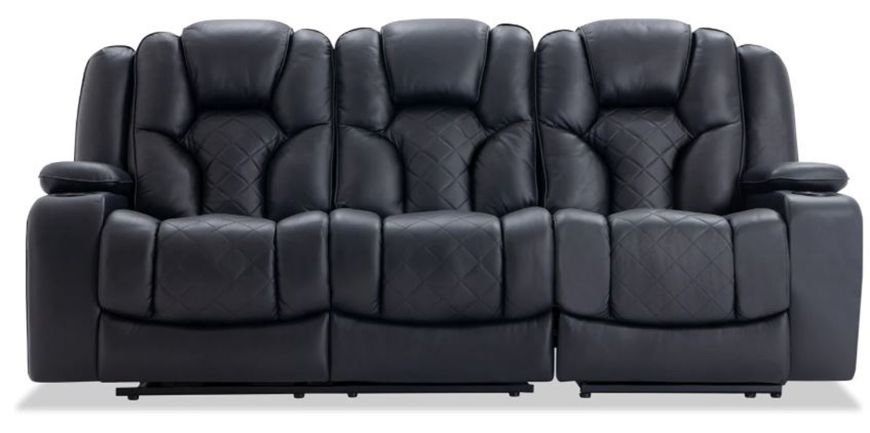 Picture of Seville Black Power Reclining Sofa