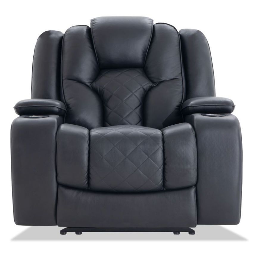 Picture of Seville Black Power Recliner