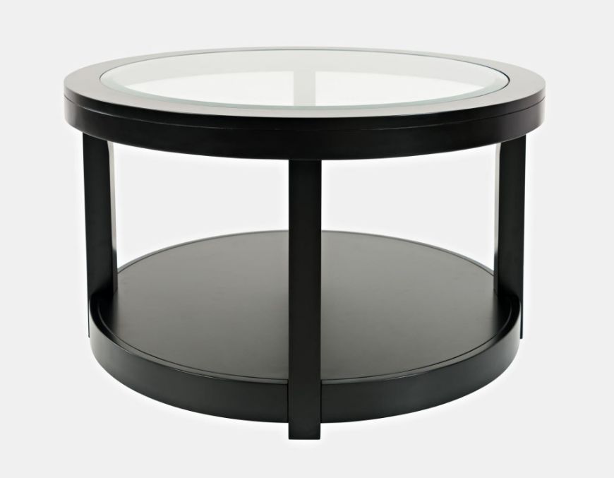 Picture of Urban Black Round Cocktail Table 